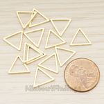 PD.1009-02 // 11mm Triangle Link Pendant, 4 Pc