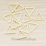 PD.1009-02 // 11mm Triangle Link Pendant, 4 Pc