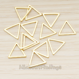 PD.1009-02 // 11mm Triangle Link Pendant, 4 Pc