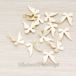 PD.1017 // Small Butterfly Pendant, 2 Pc