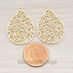 PD.103 // Mesh Teardrop Pendant, 2 Pc