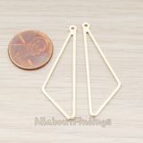 PD.1032 // Triangle Simple Pendant, 2 Pc