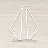 PD.1032 // Triangle Simple Pendant, 2 Pc