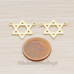 PD.1036 // Geometric Star Pendant, 2 Pc