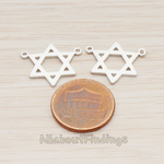 PD.1036 // Geometric Star Pendant, 2 Pc