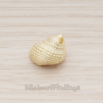 PD.1051 // Conch Seashell Ver.3 Pendant, 2 Pc