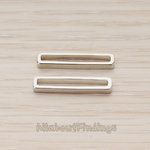 PD.1058 // Rectangle Link Pendant, 4 Pc