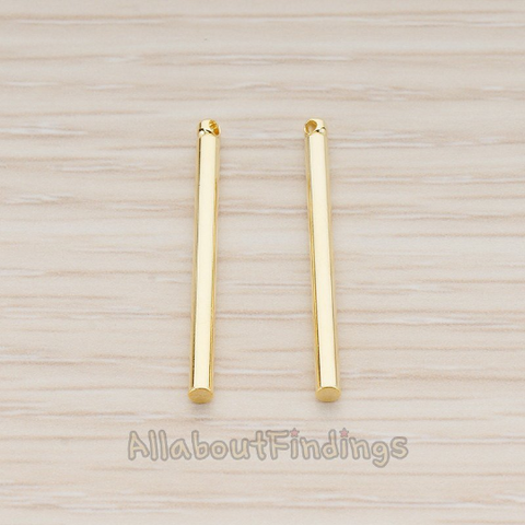 PD.1061 // Short Cylinder Bar Stick Pendant, 2 Pc