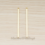 PD.1062-02 // Square Cube Medium Bar Stick Pendant, 2 Pc