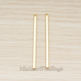 PD.1062-02 // Square Cube Medium Bar Stick Pendant, 2 Pc