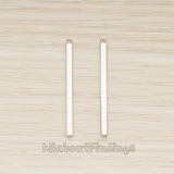 PD.1062-02 // Square Cube Medium Bar Stick Pendant, 2 Pc