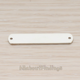 PD.1063-04 // Rounded Edge Bar Connector, 2 Pc