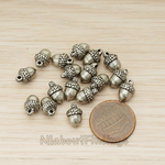 PD.1073 // Acorn Plated Pendant, 2 Pc