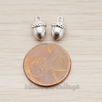 PD.1073 // Acorn Plated Pendant, 2 Pc