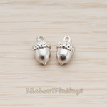 PD.1073 // Acorn Plated Pendant, 2 Pc