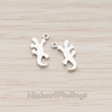 PD.1083 // Flat Lizard Pendant, 2 Pc