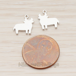 PD.1084 // Bull Ox Cow Pendant, 2 Pc