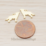 PD.1088 // Wolf Pendant, 2 Pc