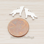 PD.1088 // Wolf Pendant, 2 Pc