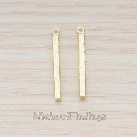 PD.1114 // Square Long Bar Pendant, 2 Pc