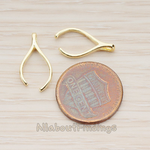 PD.1126 // Uneven Wishbone Pendant, 2 Pc