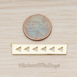 PD.1148 // Geometric Triangle Bar Pendant, 2 Pc