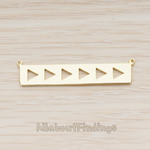 PD.1148 // Geometric Triangle Bar Pendant, 2 Pc