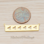 PD.1148 // Geometric Triangle Bar Pendant, 2 Pc