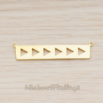 PD.1148 // Geometric Triangle Bar Pendant, 2 Pc