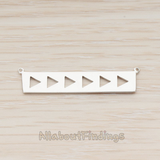 PD.1148 // Geometric Triangle Bar Pendant, 2 Pc