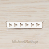 PD.1148 // Geometric Triangle Bar Pendant, 2 Pc