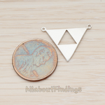 PD.1151 // Geometric Aztec Triangle Pendant, 2 Pc