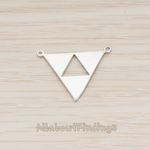 PD.1151 // Geometric Aztec Triangle Pendant, 2 Pc