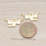 PD.1156 // Halloween Ghost Pendant, 2 Pc