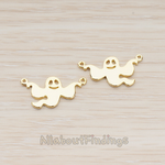 PD.1156 // Halloween Ghost Pendant, 2 Pc