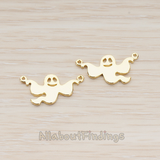 PD.1156 // Halloween Ghost Pendant, 2 Pc