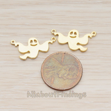 PD.1156 // Halloween Ghost Pendant, 2 Pc