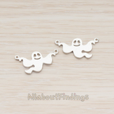 PD.1156 // Halloween Ghost Pendant, 2 Pc