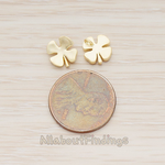 PD.1160 // Four Leaf Clover Silhouette Pendant, 2 Pc