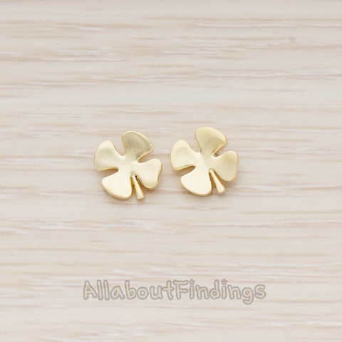 PD.1160 // Four Leaf Clover Silhouette Pendant, 2 Pc