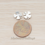 PD.1160 // Four Leaf Clover Silhouette Pendant, 2 Pc