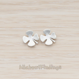 PD.1160 // Four Leaf Clover Silhouette Pendant, 2 Pc