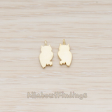 PD.1161 // Owl Silhouette Pendant, 2 Pc