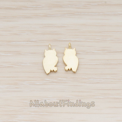 PD.1161 // Owl Silhouette Pendant, 2 Pc