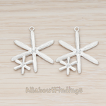 PD.1169 // Cubic Zirconia Setting Double Starfish Pendant, 2 Pc