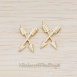 PD.1170 // Double Arrow Pendant, 2 Pc