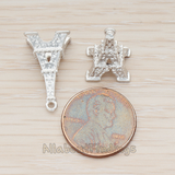 PD.1172 // Eiffel Tower Pendant, 2 Pc