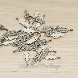 PD.1173 // Mini Feather Pendant, 2 Pc