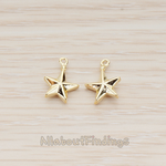 PD.1178 // X-MAS Tree Ornament Star Pendant, 2 Pc