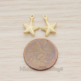 PD.1178 // X-MAS Tree Ornament Star Pendant, 2 Pc